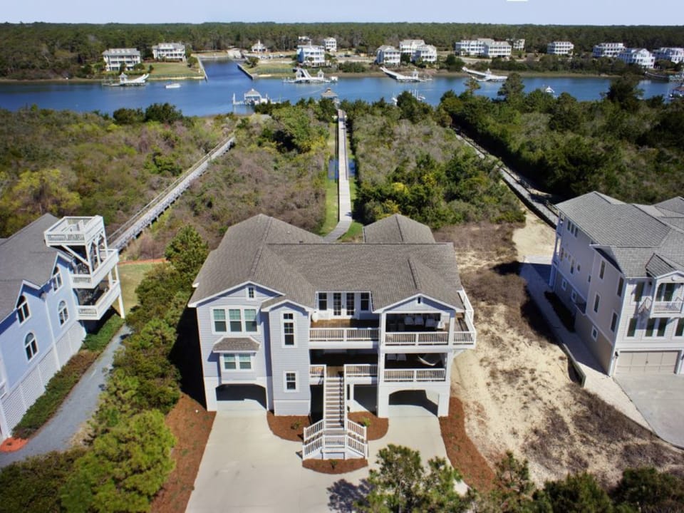 Aerial Front With Waterway