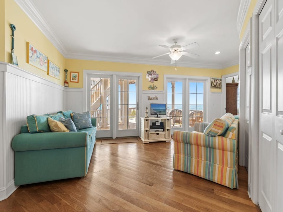 Downstairs sitting area
