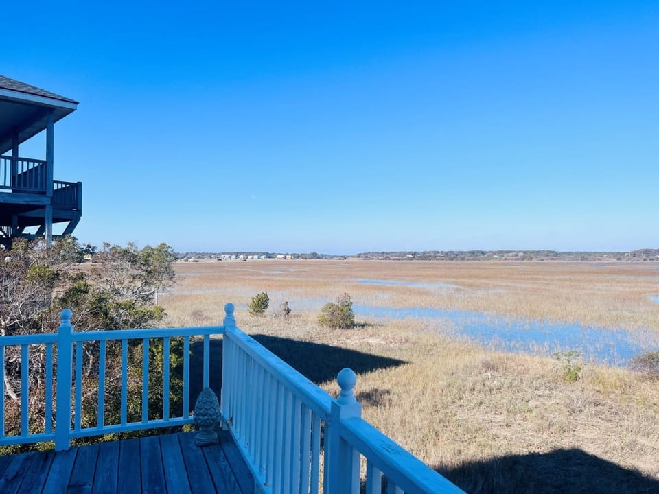 Lower Level Marshside Deck Off Living Area