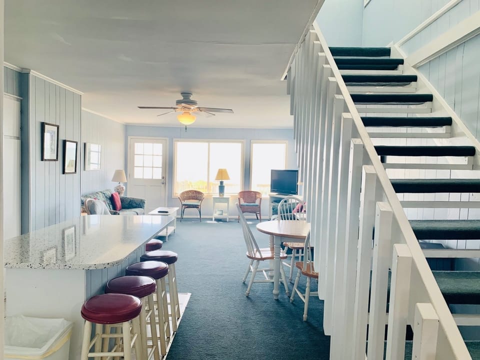 Living Area and Kitchen