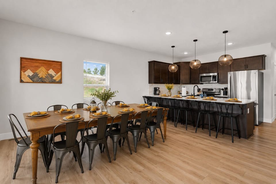 Open Concept dining designed for food and fun!