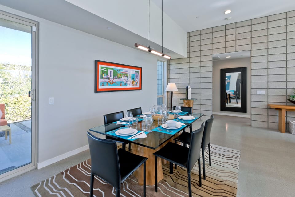 Shag Art in dining room