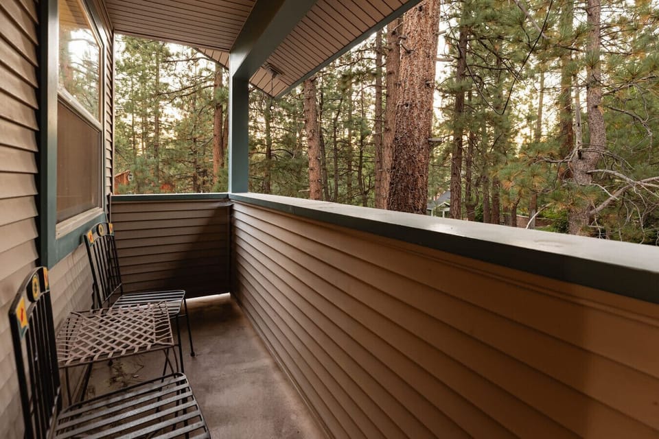 Master balcony with a view for days.