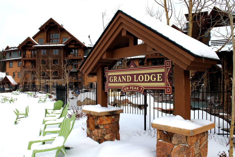 Grand Lodge on a beautiful snowy day