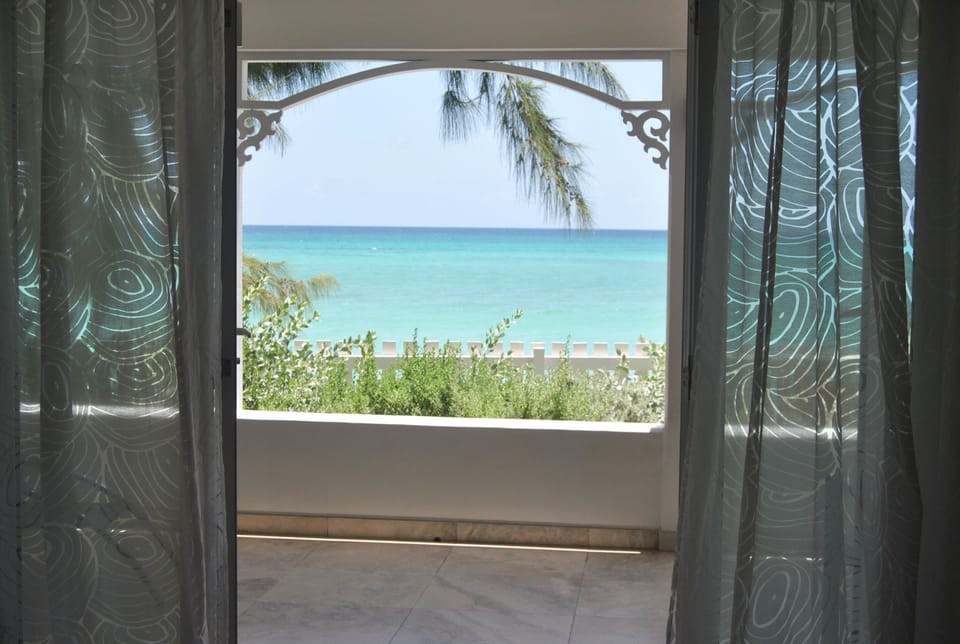 Doors from master bedroom to the veranda