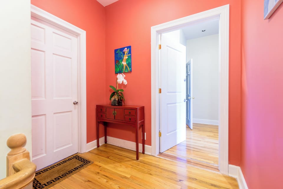 hallway entrance to the duplex