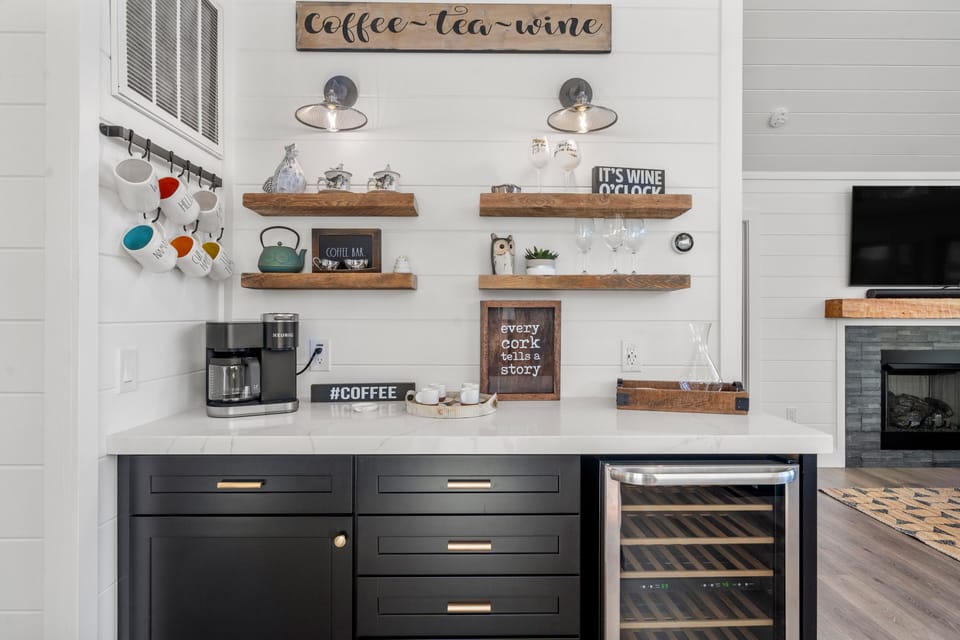 For the coffee lovers, the Coffee Bar has Keurig/drip/Turkish coffee makers