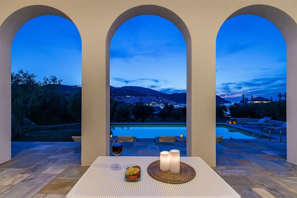 Main patio above the pool area for unforgettable nightly family gatherings.
