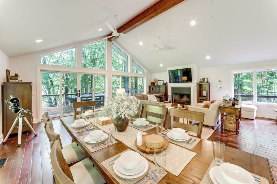 South Haven Vacation Rental | 4BR | 3BA | 4,600 Sq Ft | Stairs Required