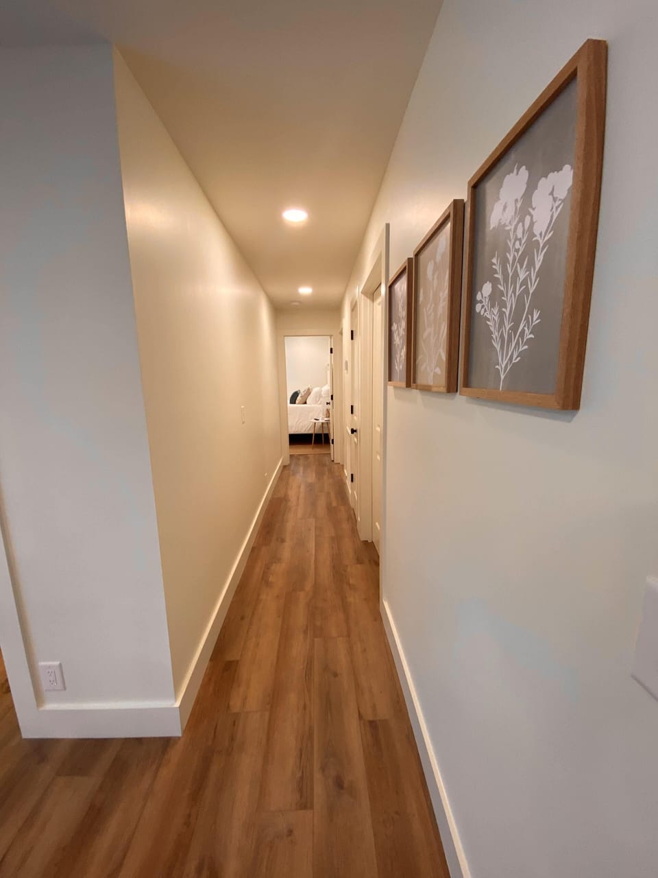 Hallway to master suites 1, 2 and twin trundle room