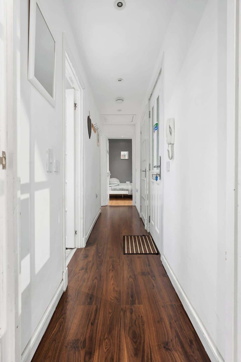 Beautiful hallway for privacy
