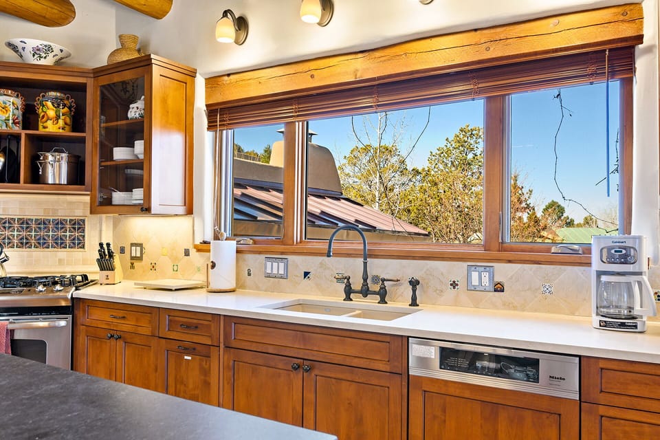 Kitchen and View