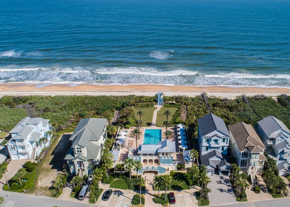 Cinnamon Beach  Ocean Pool and Beach Front Arial View