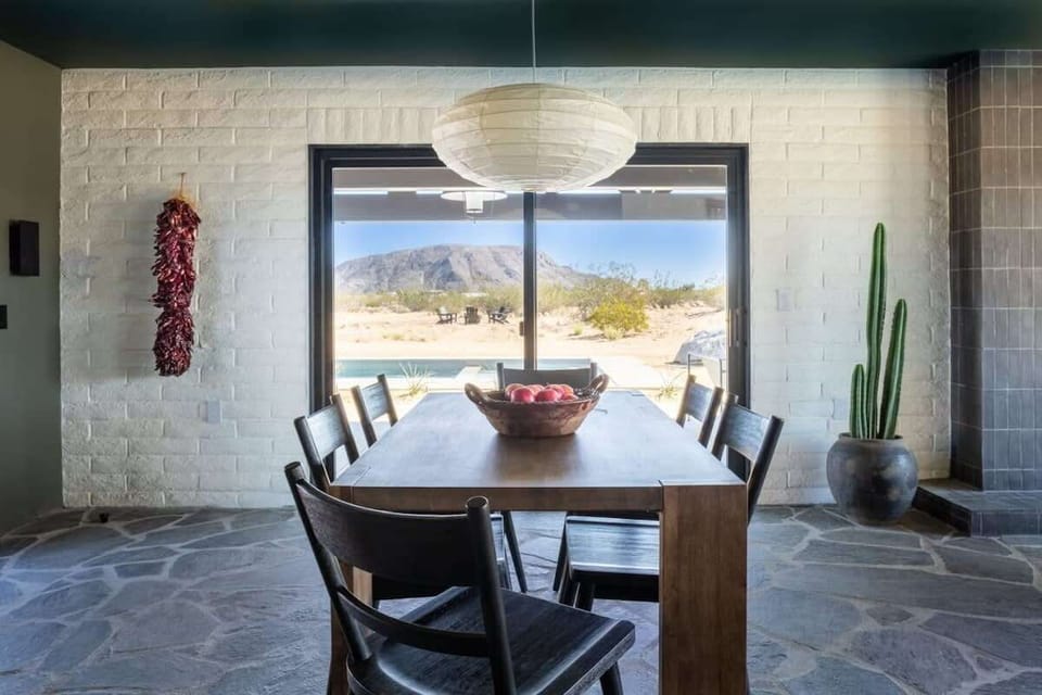 Dining Room Overlooking The Pool