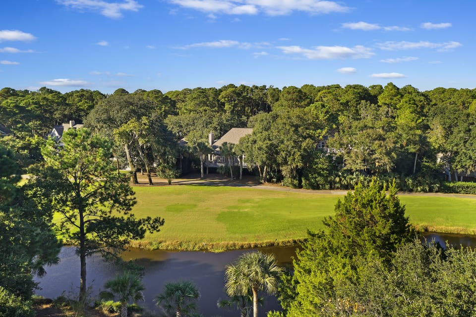 Aerial Views on the Golf Course and Pond Views