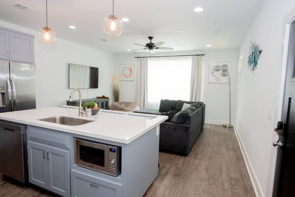 Kitchen and Family Room