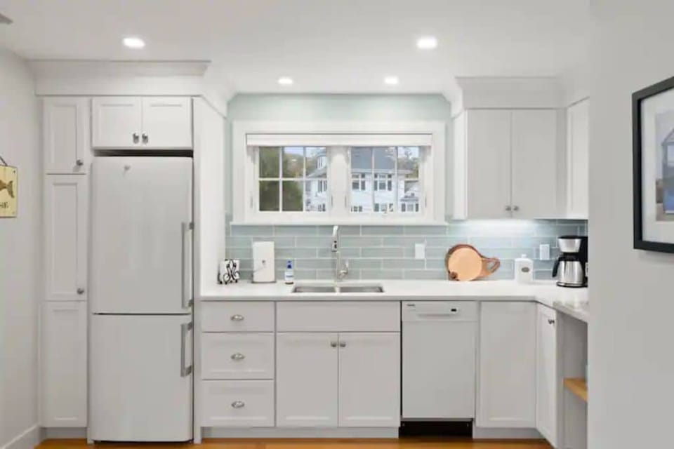 Beautiful new kitchenette equipped with everything you'll need during your stay