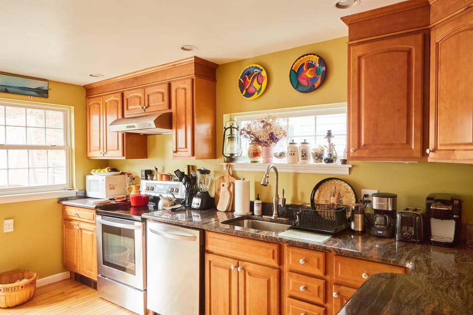 Our chef's kitchen with everything needed to feel at home.