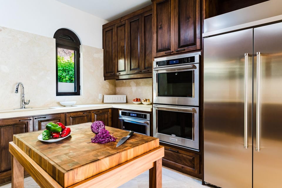Kitchen fully stocked