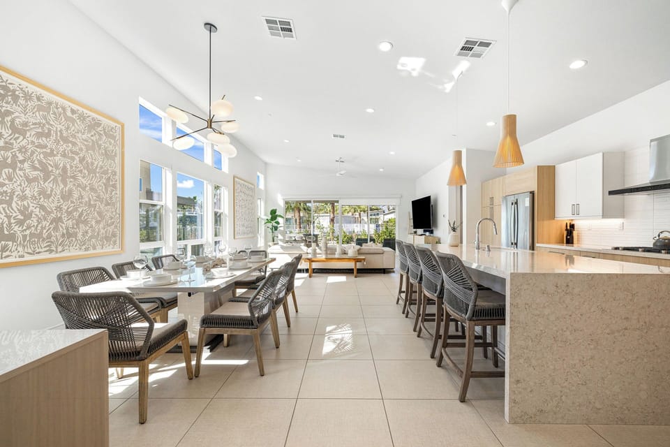 Located in an enclave of 18 mid-century inspired homes