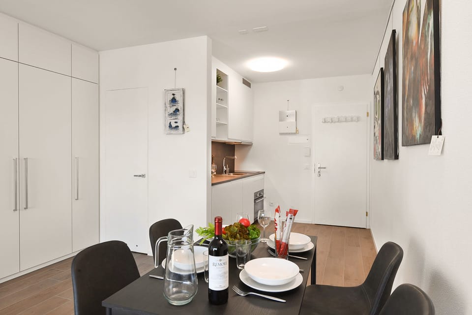 Kitchen and dining area