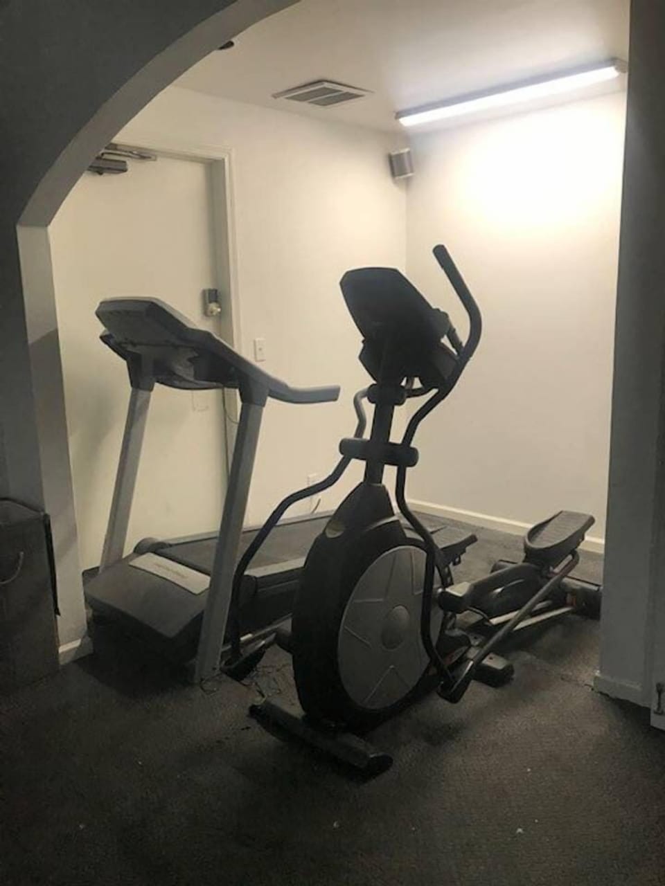 Cardio equipment in the gym