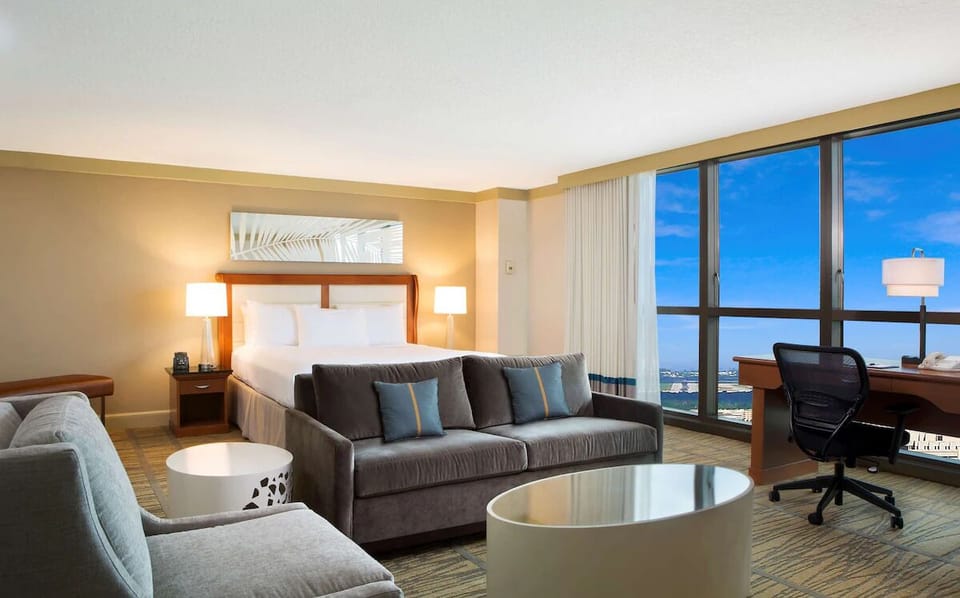 Enjoy extra space to unpack and lounge between adventures.