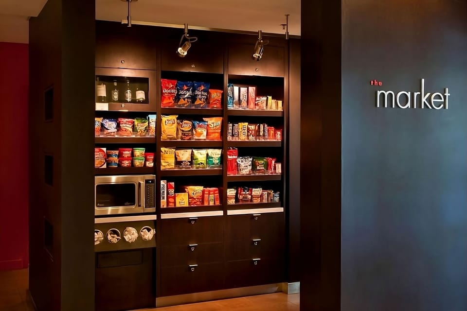 Grab late-night snacks and essentials without leaving the hotel.