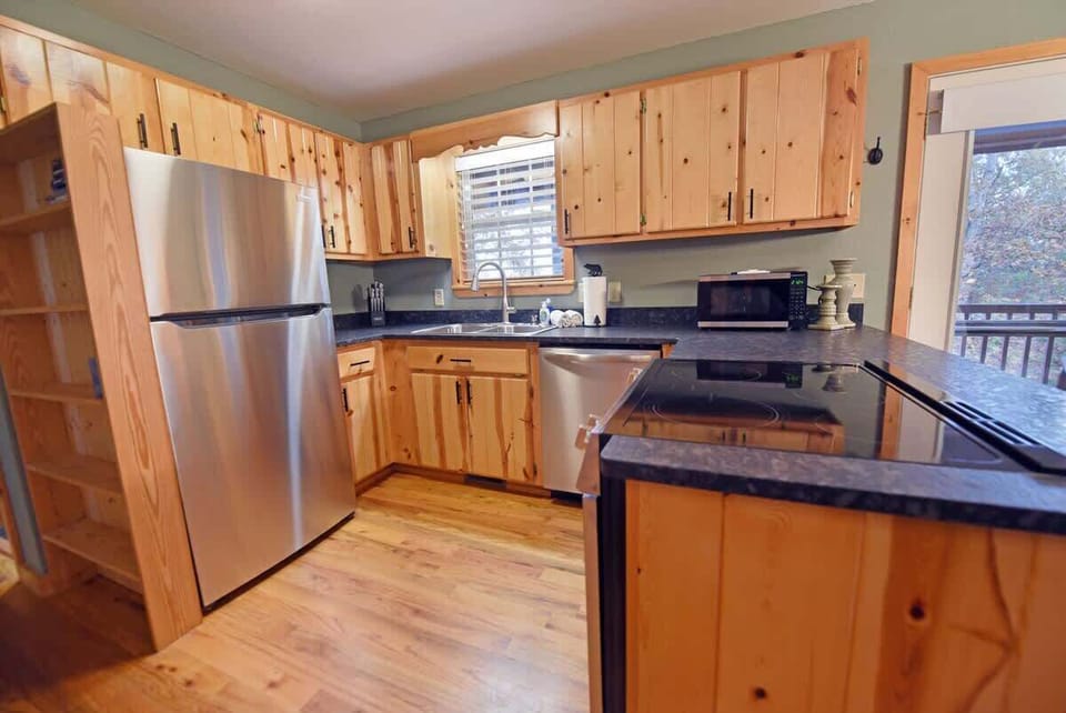 fully appointed kitchen