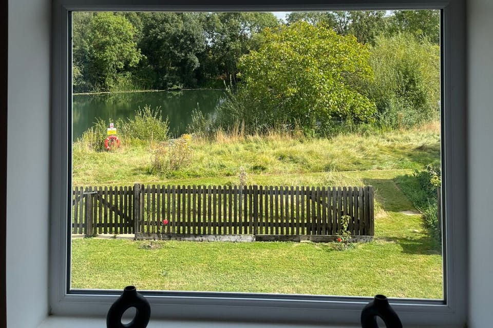 View from bedroom 1 overlooking the lake