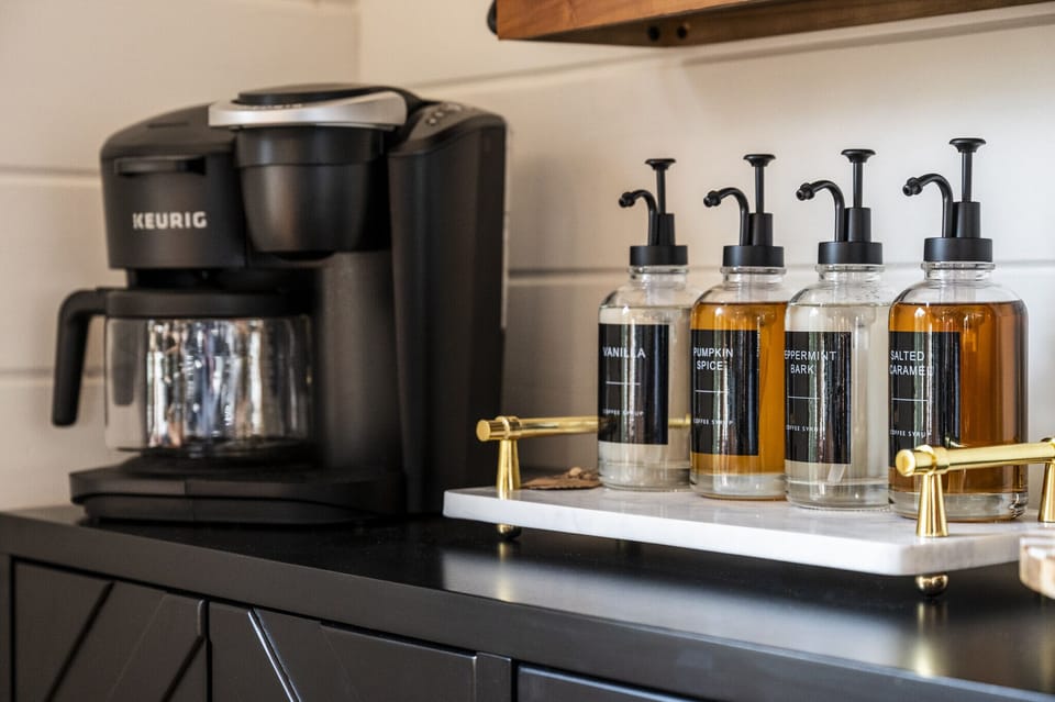 Fully stocked Coffee/Tea Bar