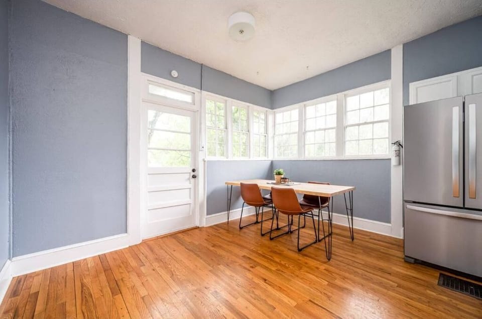 Dining room table in the kitchen