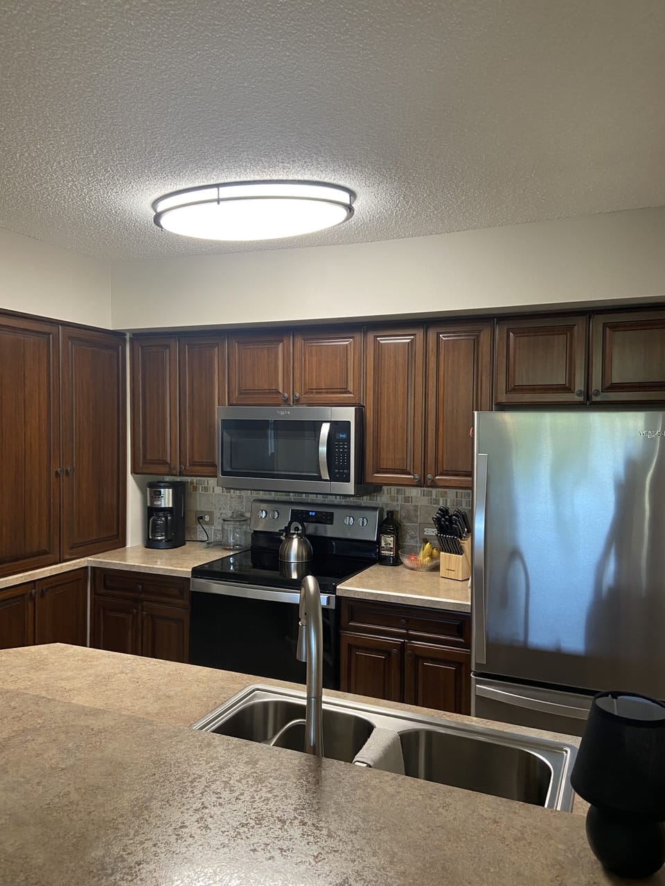 Kitchen with new appliances
