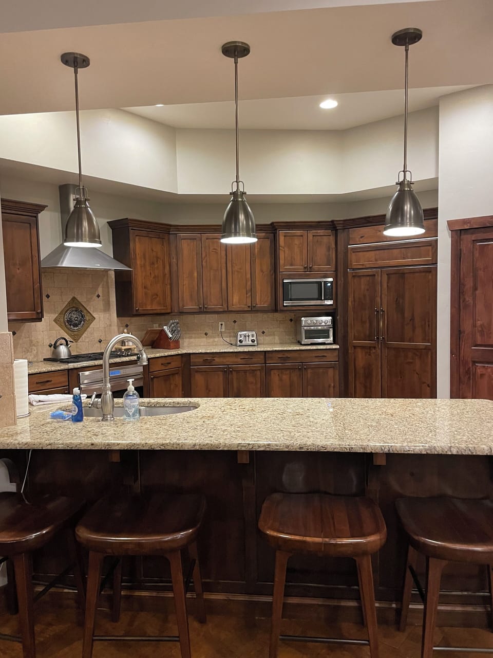 Kitchen Island from great room