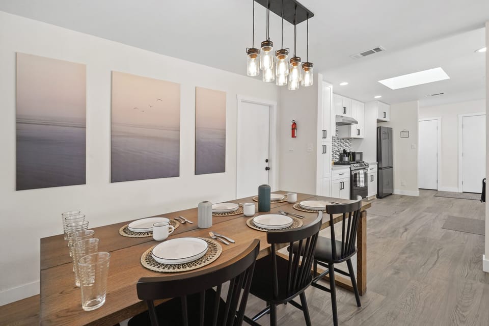 Large Wooden Dining Table