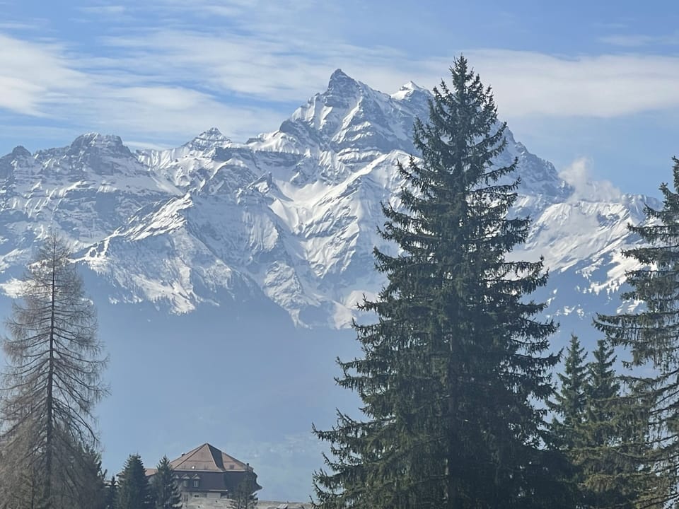 View on to Dent du Midi