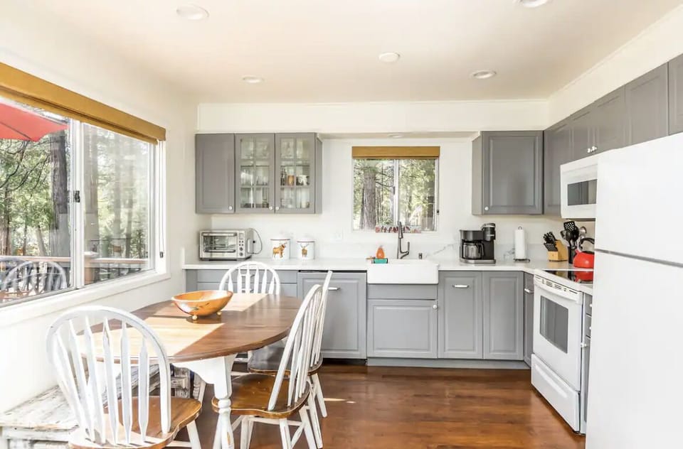 Kitchen and dining area