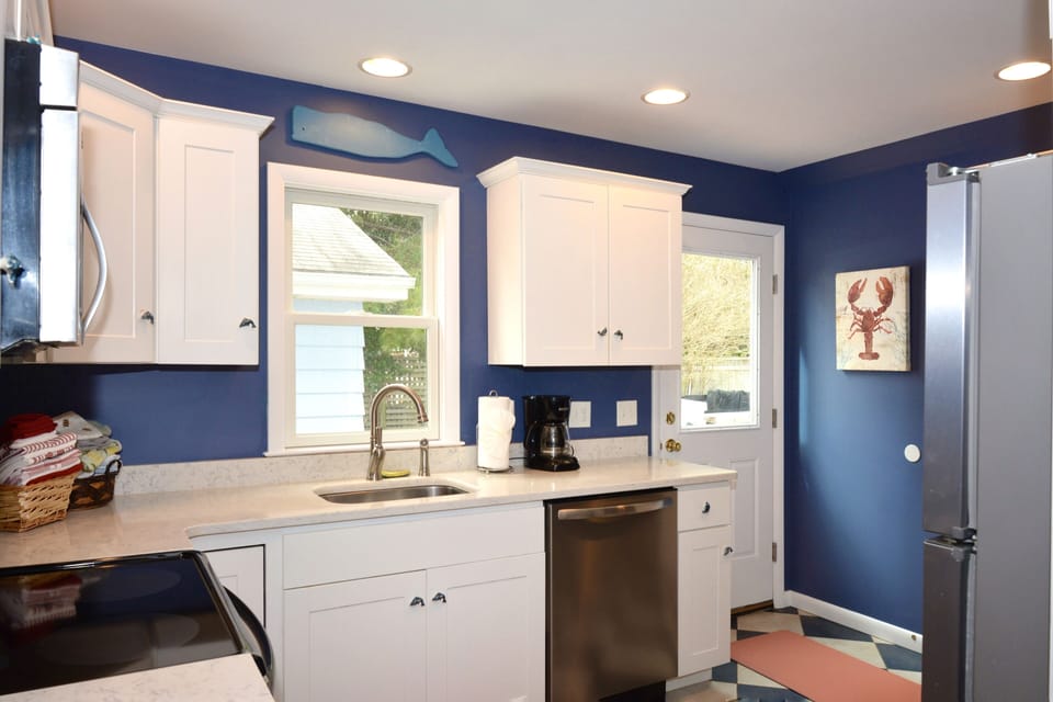 Kitchen- Back Door to Access Backyard and Garage.
