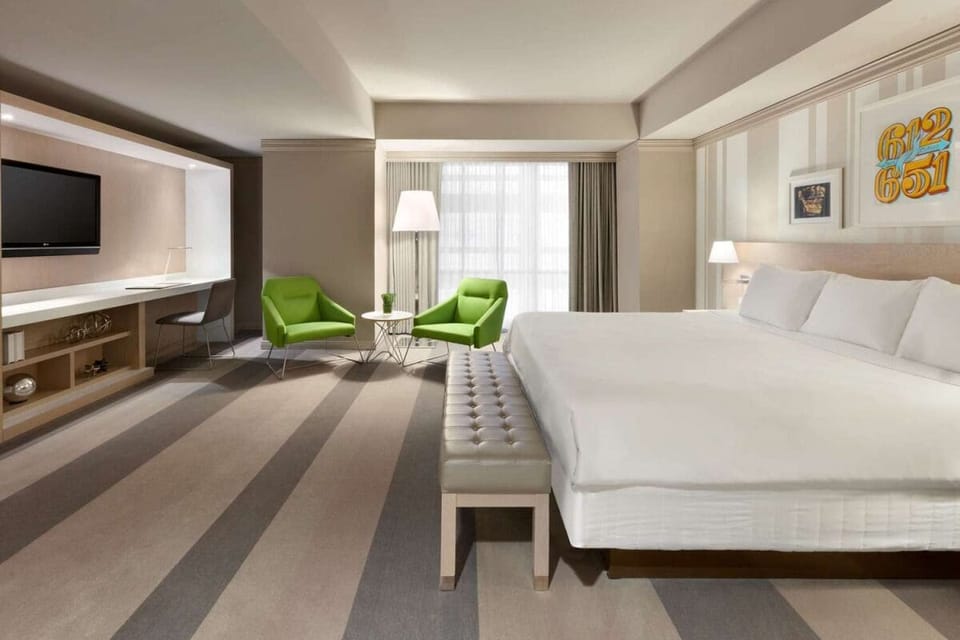 Kick back with big-screen entertainment and room to truly spread out.