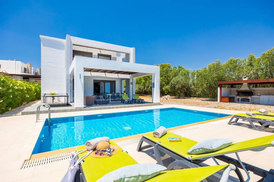 Beautiful villa with private pool, terrace, and garden with sea views