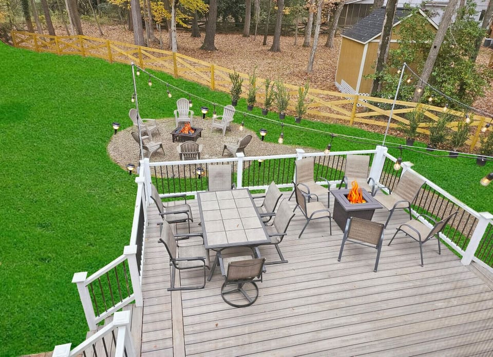 End the day gathered around the fire pit -- quiet, private, and perfect for stories, laughter, or a late -night chat.