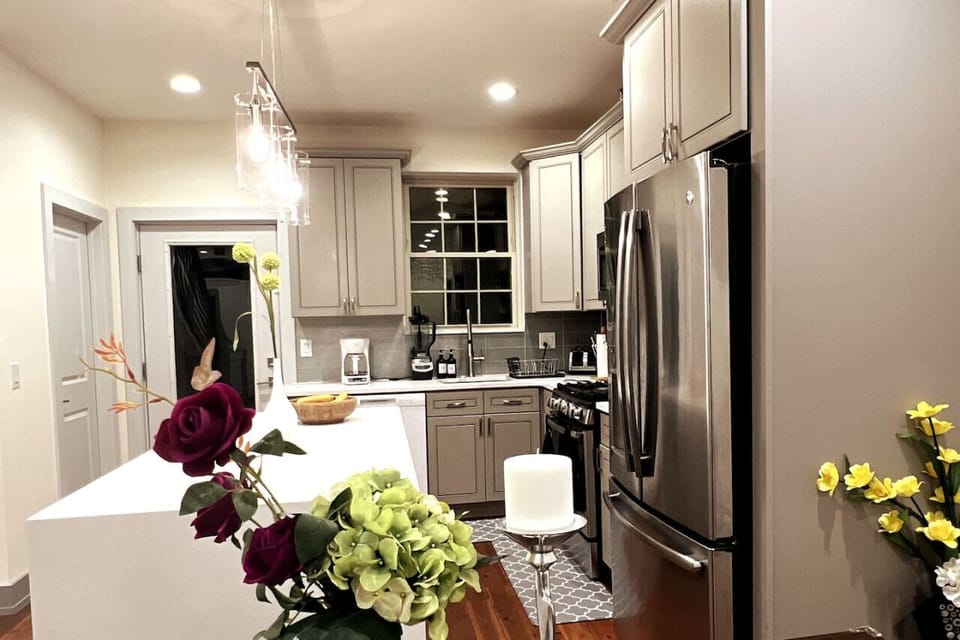 Kitchen island.