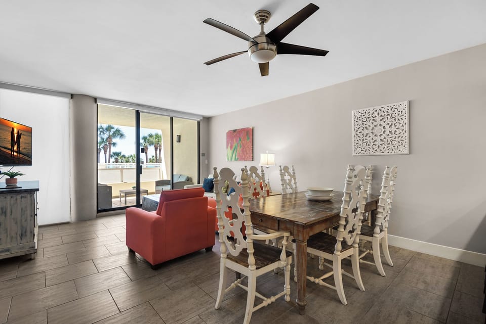 Dining and living room