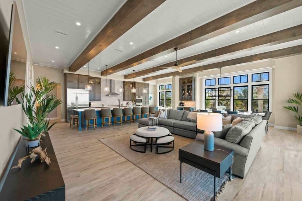 Daytime - Great Room - Open Floor Plan - Balcony Access - Gulf Views