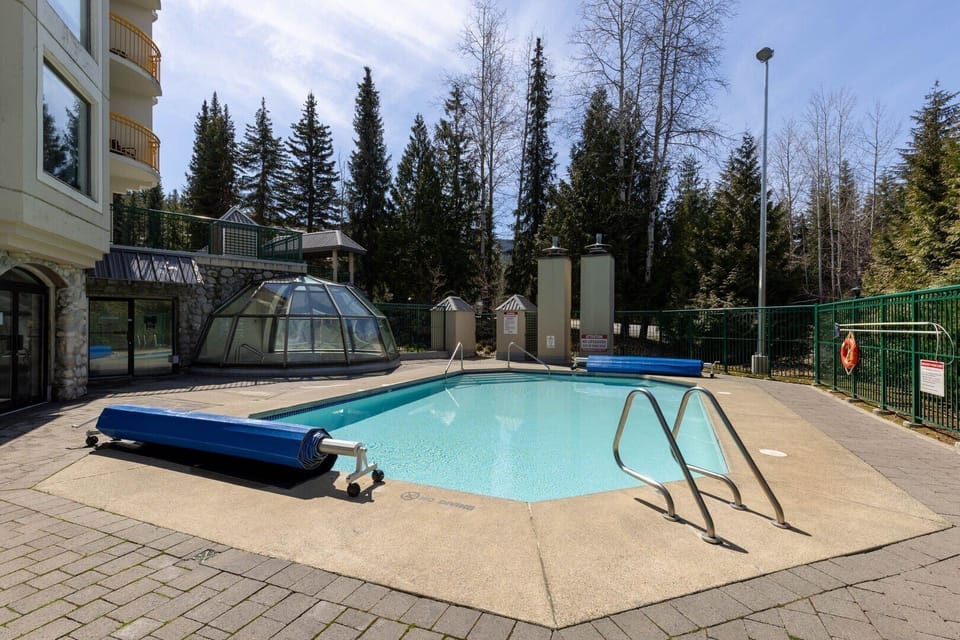 Heated pool for year-round enjoyment