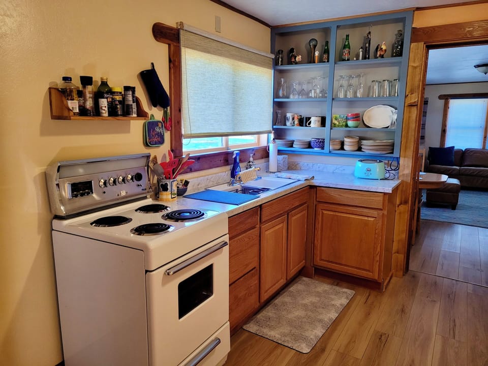 Small efficient kitchen(no dishwasher)