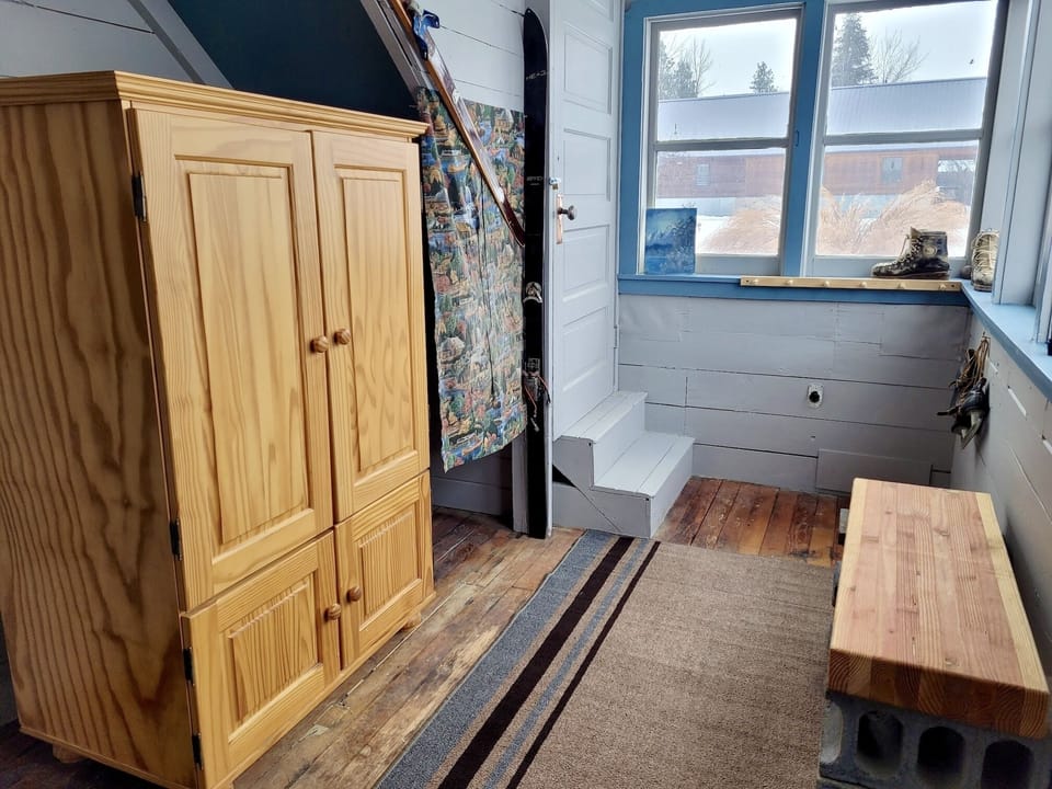 Storage space for winter and summer gear 
