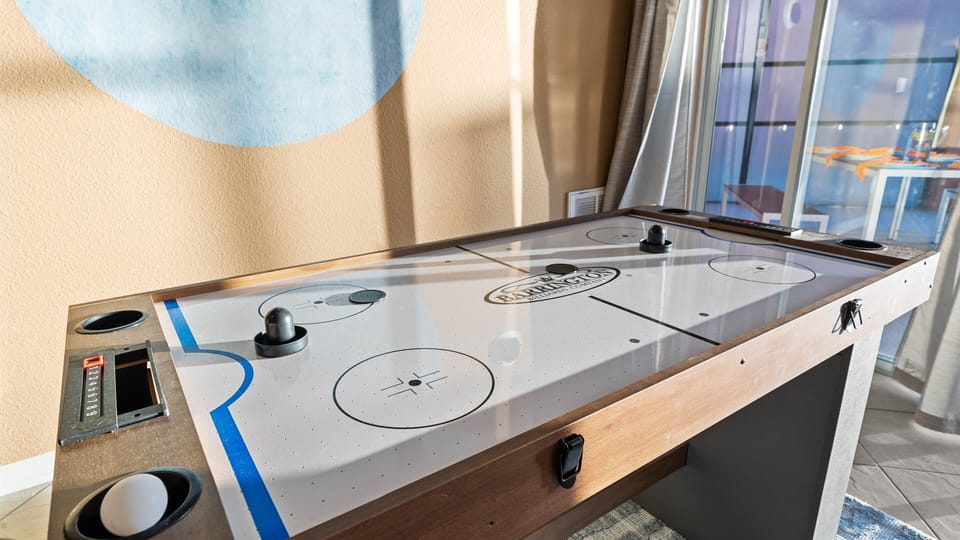 Air hockey available
