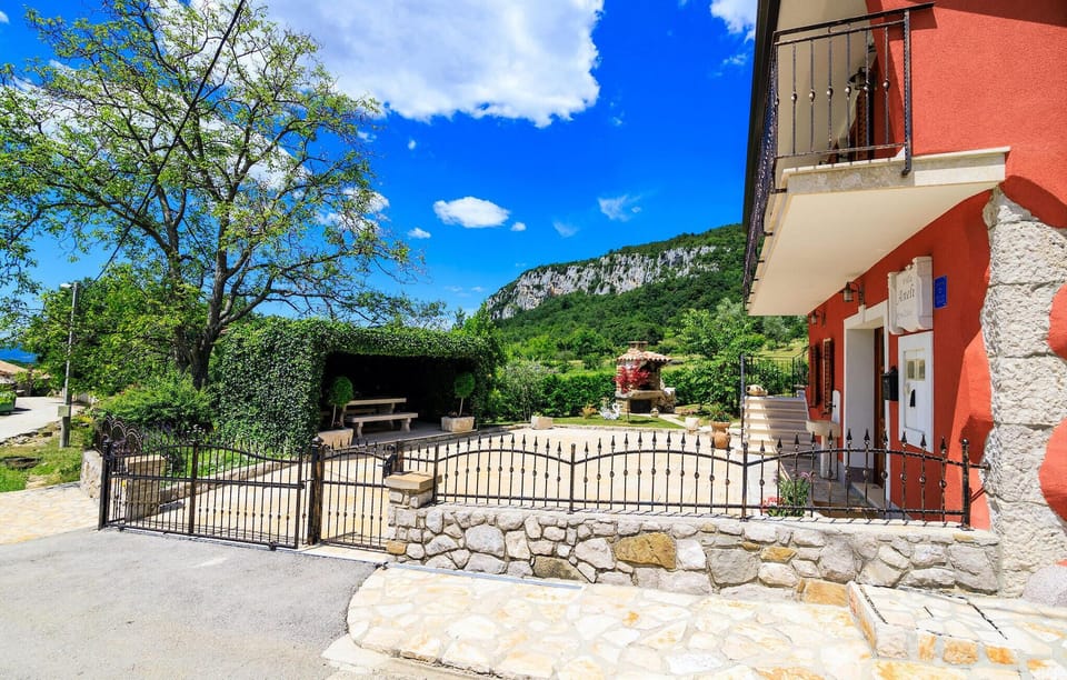 outside