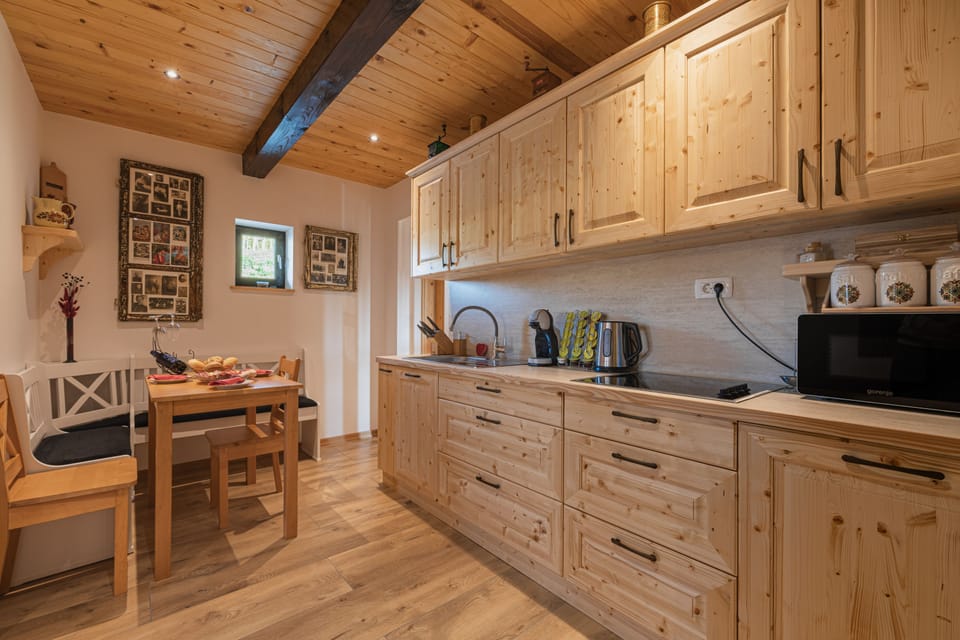 Kitchen and dining area